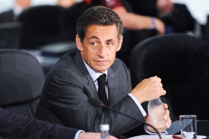 French President Nicolas Sarkozy, seen here at a G-20 summit in Toronto, Canada. (Olivier Douliery/Abaca Press/MCT)