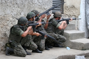 Brazilian military occupies slums