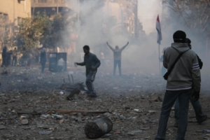 Protesters in Cairo