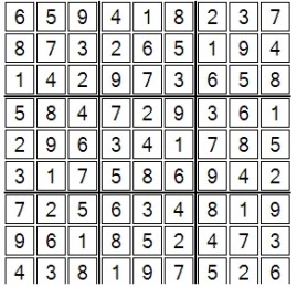 Print Pitch Jan. 27 Sudoku Answers