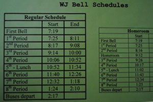 New Schedules Cause Mass Confusion
