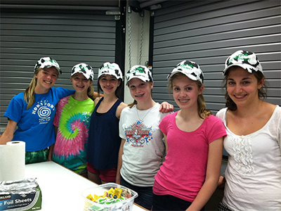 The Heart in Hand Club working concessions at a boys varsity lacrosse game in 2013.