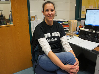Kelly Butler works to make learning fun. 
