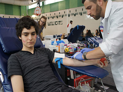 The SGA hosted their annual blood drive this November. 