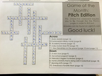 Game of the Month answers from the February issue of The Pitch