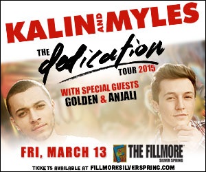 Retweet and follow @TheWJPitch to be entered to win two free tickets to see Kalin and Myles or Andy Grammer at the Fillmore Silver Spring