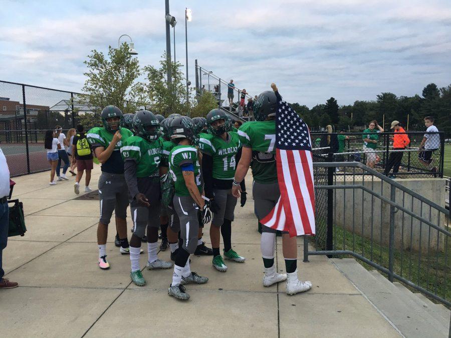 Varsity Football plays their first home game of the year