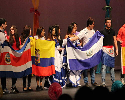 The Hispanic Heritage Assembly shows off their variety of talents in a vibrant way