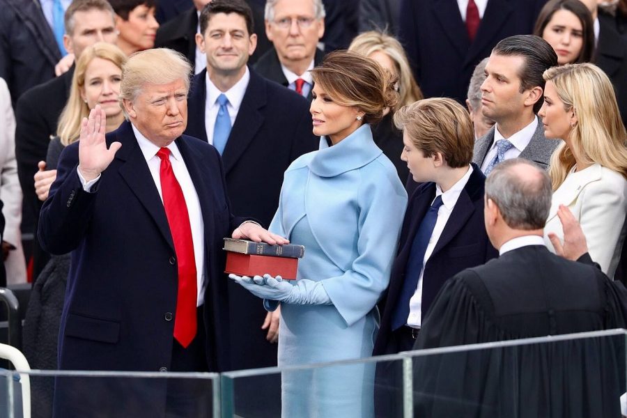 Trumps inauguration ends in celebration and protest