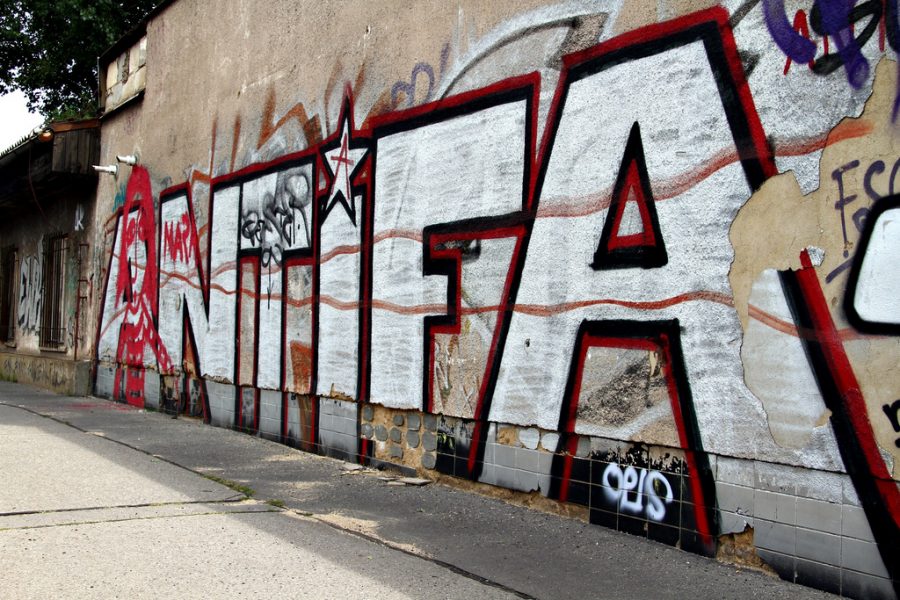 Antifa+emblazoned+on+a+wall+in+the+Czech+Republic.+Antifa%E2%80%99s+recent+violence+has+stirred+up+outrage+across+America.+Photo+courtesy+of+flickr.com