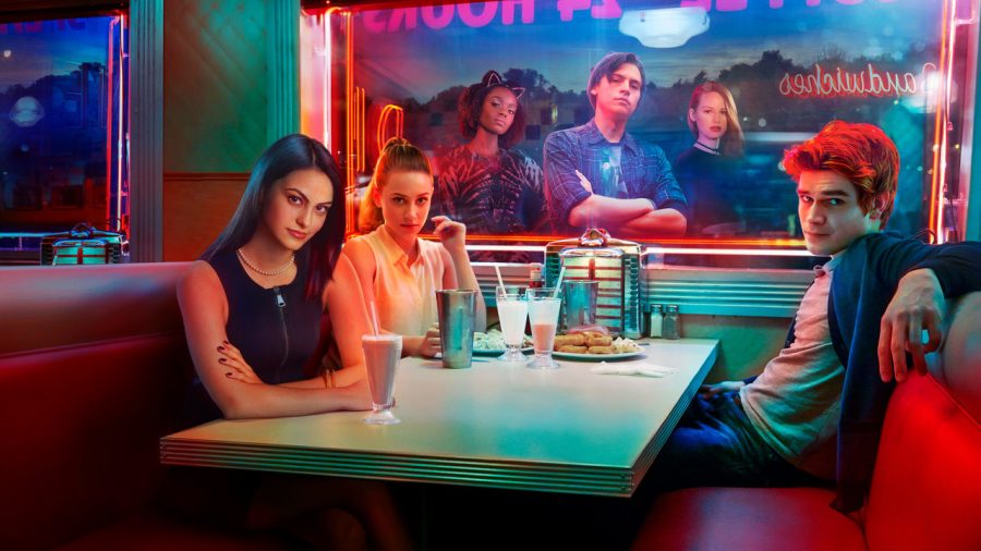 The main characters of Riverdale all hangout at Pops, a diner. The second season premiered on October 11, 2017 and is full of suspense and excitement.