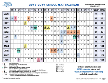 MCPS calendar change for 2018-2019 school year