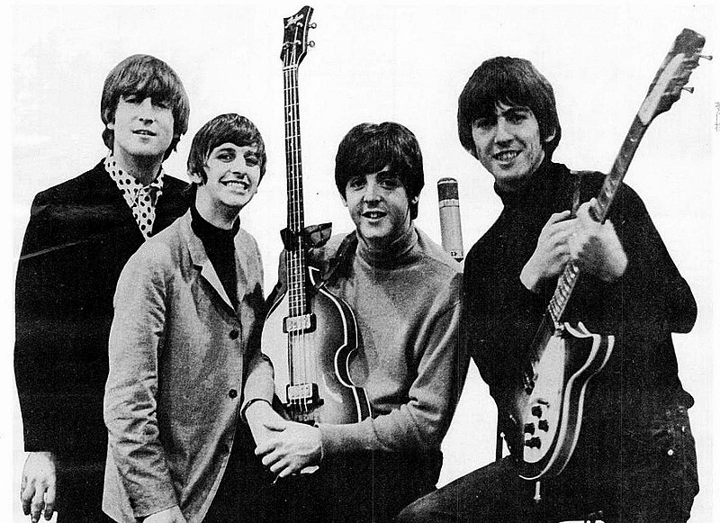 The Beatles were at the forefront of the British Invasion in the mid 1960s. The Beatles went on to become possibly the biggest band of all time. Courtesy of Wikimedia Commons