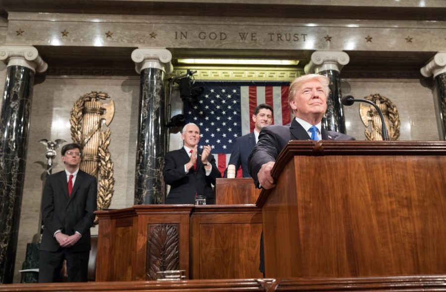 President Trump delivers his first State of the Union. Photo courtesy of Wikimedia Commons.