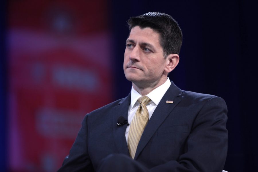 Paul+Ryan+addresses+the+Conservative+Political+Action+Conference+in+2016.+Ryan%27s+tenure+will+expire+in+Novmeber.