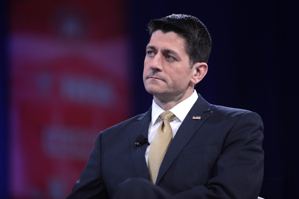 Paul Ryan addresses the Conservative Political Action Conference in 2016. Ryan's tenure will expire in Novmeber.