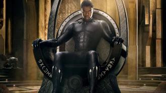 King TChalla (Chadwick Boseman) sits upon his throne as the protector of Wakanda. The movie has grossed over one billion dollars since the release. Photo courtesy of Quartz.com.