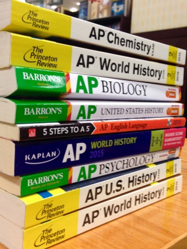 Students load up on AP classes in hopes to get into more competitive colleges. (Photo credit to grown and Flown)