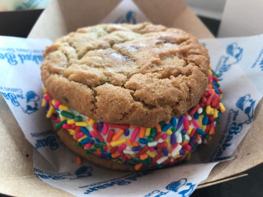 Baked Bear creates homemade ice cream sandwiches that are artsy and delicious. Baked Bear is now open in Pike & Rose! Photo courtesy of Sarah Epstein.
