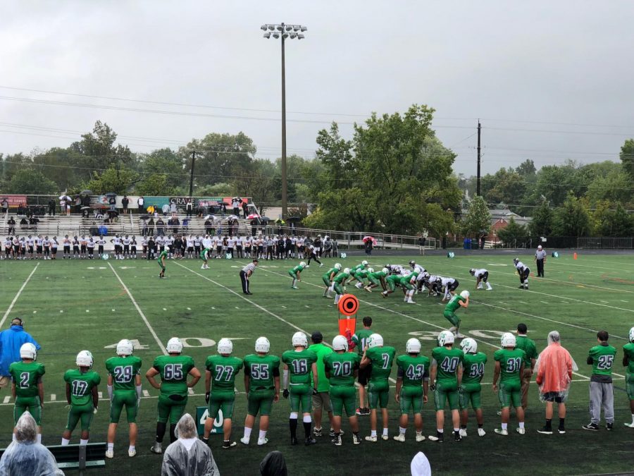 The WJ defense gets set during their 34-7 loss to Northwest. WJ football looks to beat the 1-1 Springbrook in their week 3 matchup. 