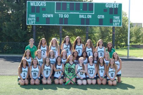 The WJ Field Hockey team poses for a group photo. They are looking to make a run in the playoffs this season. 