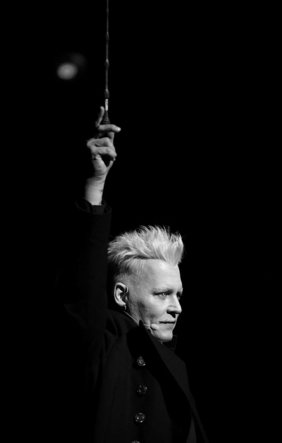 Johnny Depp as the Gellert Grindelwald, in the new Harry Potter prequel, ‘Crimes of Grindelwald.’ The movie, written by J.K. Rowling and directed by David Yates, is the second out of five Fantastic Beasts movies to be created.