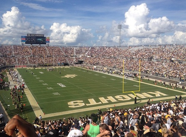 It’s a packed house at Spectrum Stadium as the fans of UCF gather for another exciting game. The Knights won the game 45-14 against Pittsburgh extending their winning streak to 17 games.