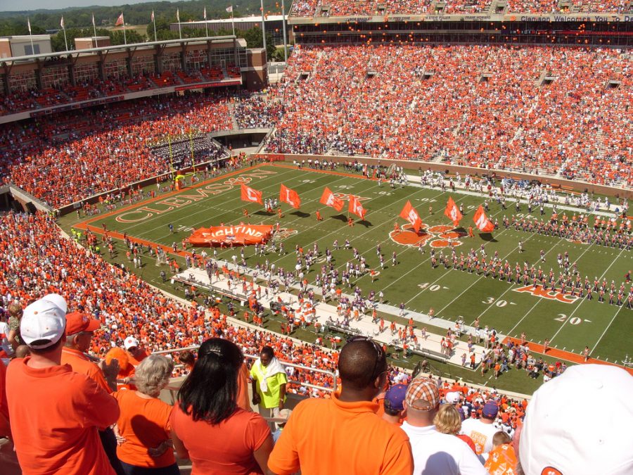 Clemson+fans+gather+for+a+home+game+in+Memorial+Stadium.+With+another+championship+under+their+belt%2C+Tigers+fans+hope+next+season+will+produce+similar+results.