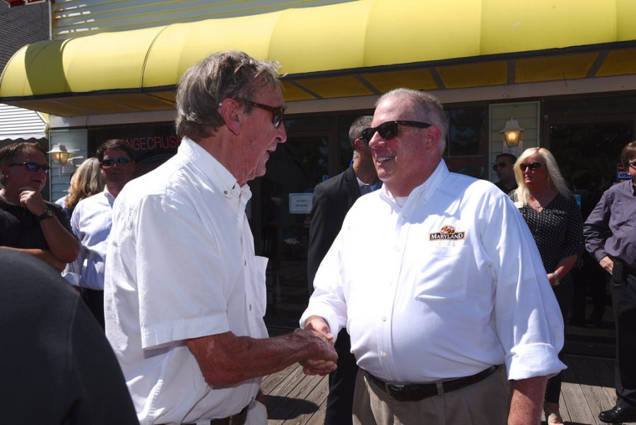 Maryland Governor Larry Hogan talks to citizens about the school start time change. The decision to start school after labor day sparked a lot of controversy within the public. 