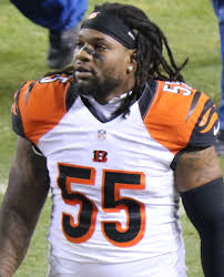 Vontaze Burfict as a member of the Cincinnati Bengals in 2015. Burfict has been the NFLs biggest offender in terms of suspensions for unnecessary roughness.