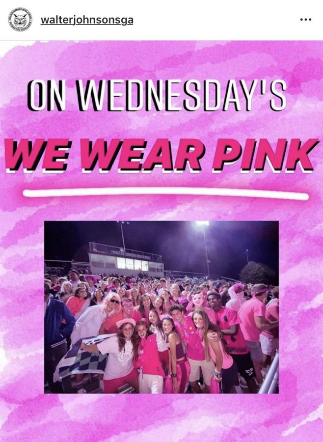 Each Wednesday in October, the SGA promotes pink fashion in honor of breast cancer awareness month. However, the days lack any correlating fundraising or further action.