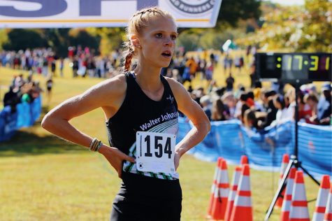 Senior Jenna Goldberg wins first place at the 2019 Great American XC Festival. Goldberg beat the course record with a time of 17 minutes and 28 seconds. 
