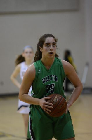 Junior Leah Assaker prepares to take a free throw in a game last season. As a sophomore last year, she was the teams leading scorer.