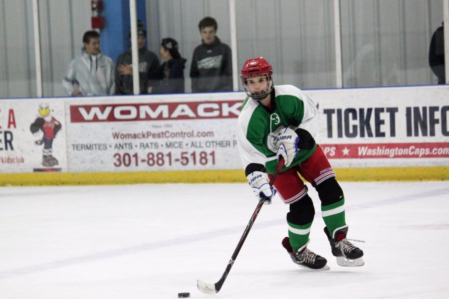 Sophomore Justin Davids has been a key part of the team this year, even as an underclassmen. The future of WJ hockey looks bright.