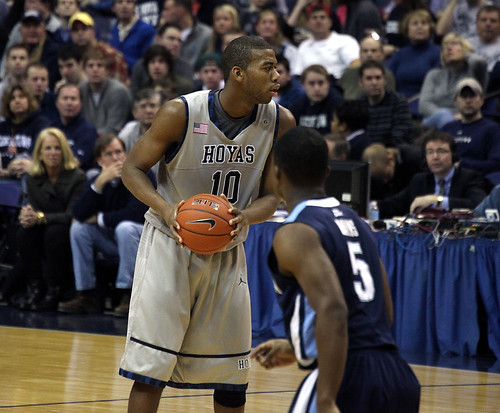 Georgetowns high tier basketball team has always kept them in the headlines and at the top of the college basketball rankings. Along the way they have made many rivalries with other competitive teams, such as Villanova, which is pictured above.