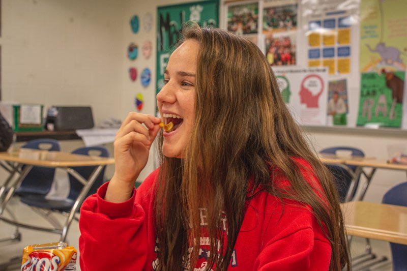 Senior Zoe Philips, who has suffered from a severe tree nut allergy all her life, does her best not to let it stop her from living a normal life. 