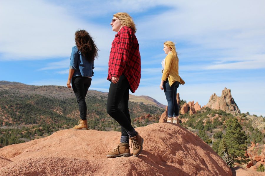 Several friends go on a social distanced hike together. Hiking is a great way to spend time with loved ones, while also staying safe and healthy. Photo courtesy of Needpix.com.