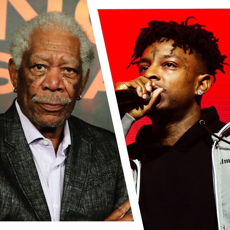 Atlanta rapper 21 Savage and Morgan Freeman Collaborate on Savages newest Album