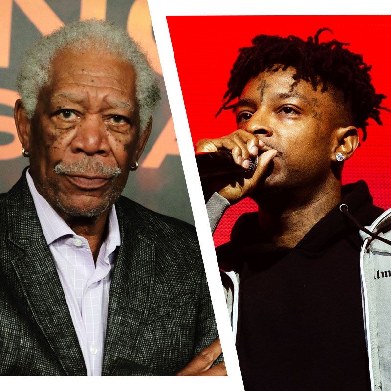 Atlanta+rapper+21+Savage+and+Morgan+Freeman+Collaborate+on+Savages+newest+Album