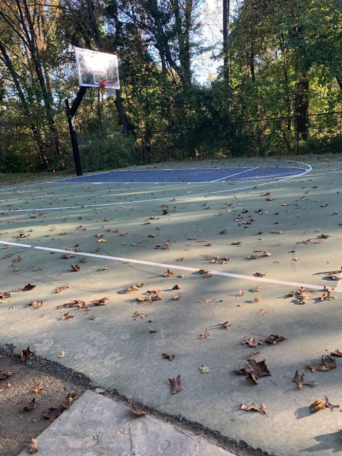 Many high school basketball players in the area have been playing at their local parks outside.