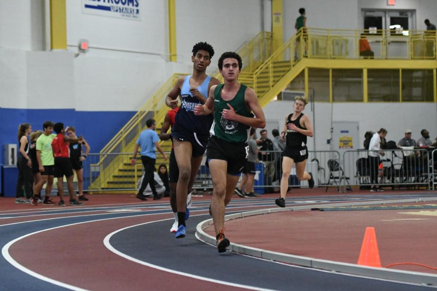 Indoor+Track+runner+Adam+Morad+at+a+trual+meet+last+winter.+Morad+specializes+in+the+two+mile+race.
