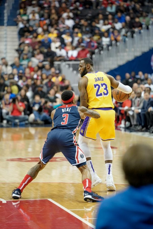 LeBron James and Bradley Beal go head to head in a regular season matchup. This matchup will be watched closely this upcoming year with the addition of Russell Westbrook to the Wizards