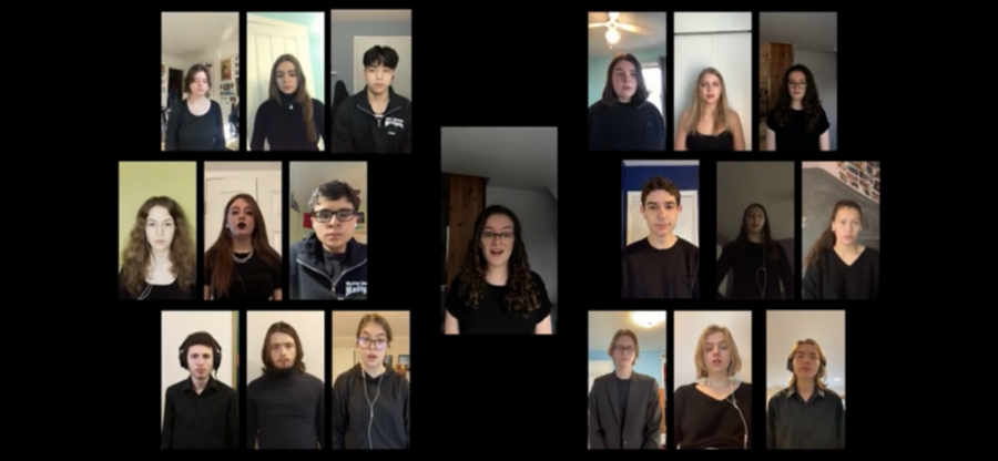 WJ Madrigals perform a piece for MLK Day on Jan. 18th. The audio and visuals were recorded separately per person and combined together with an editing application. (youtube.com/watch?v=pX4dTJgSpws)