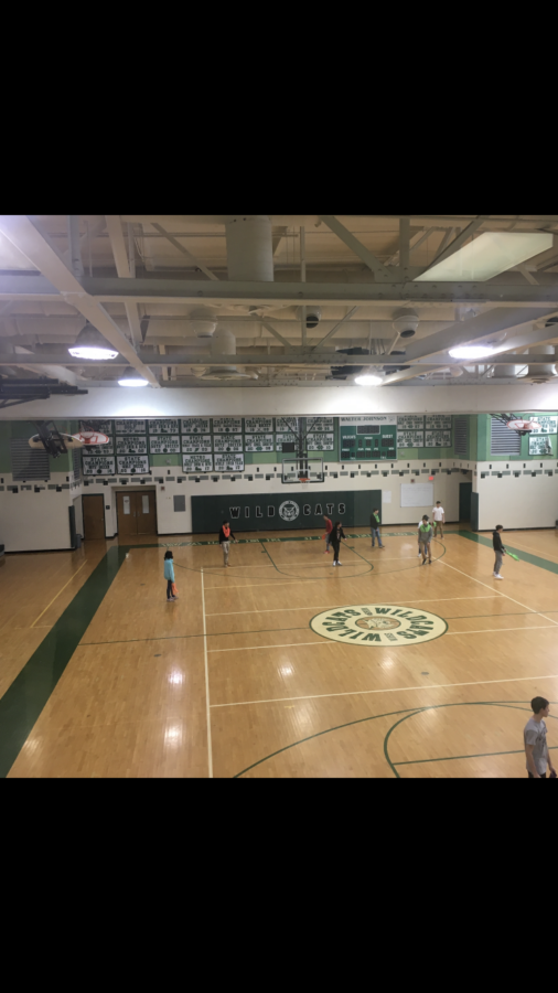 WJ students enjoy PE class, moving around and getting a break from the sitting at the desk.