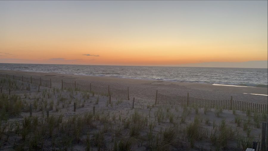 Junior Julia Beato captures the sunrise at Bethany Beach last summer on June 14 at 5:20 am. The quiet and serene setting is the perfect way to start off a summer morning on the right note. “Waking up early and catching the sunrise last summer was one of my favorite things to do and I definitely plan to do this a lot when Im at the beach this summer,” Beato said.