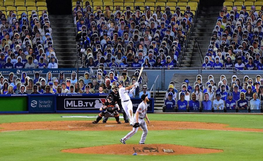 The MLB started using cardboard cutouts in lieu of absent fans during the 2020 season.