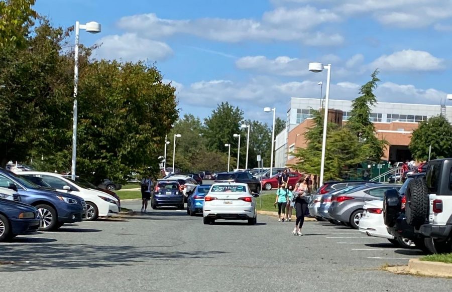 Students leave school at lunchtime to go get lunch from neighboring restaurants. Many students go to nearby Montgomery Mall.