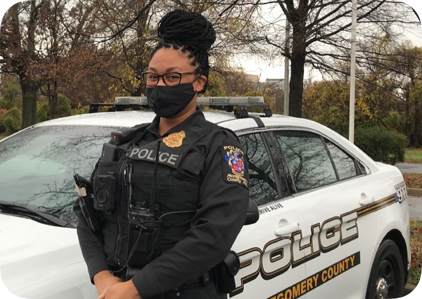 WJs former School Resource Officer (SRO) Shate Jackson was present at WJ every school day during her tenure. She is no longer at WJ due to MCPS ending the SRO program this year.