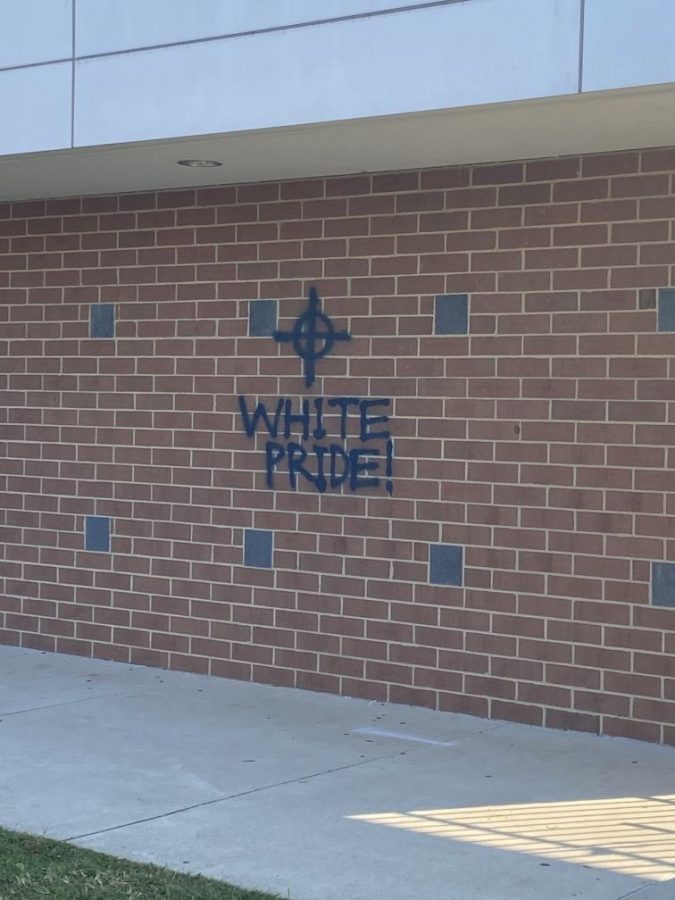 Walter Johnson was vandalized with messages of white pride. The WJ staff was quick to remove the messages soon after the news broke out.