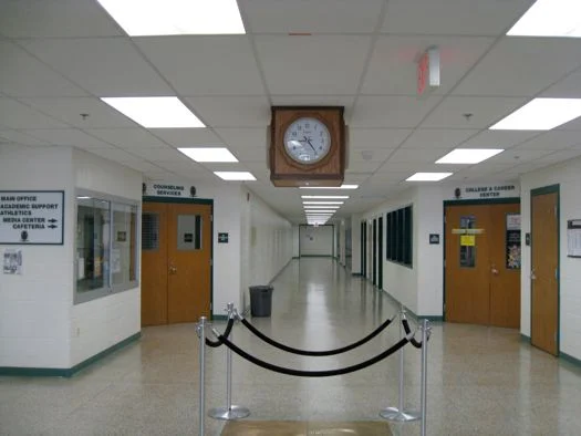 Students visit their counselors in this part of the building. This is where all the schedule changes get made for students.